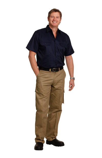 WP07  Men's Heavy Cotton Pre-shrunk Drill Pants - Regular